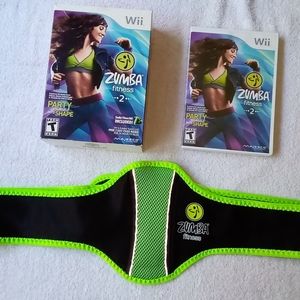 Nintendo Wii Zumba Fitness 2 -  CD with Belt